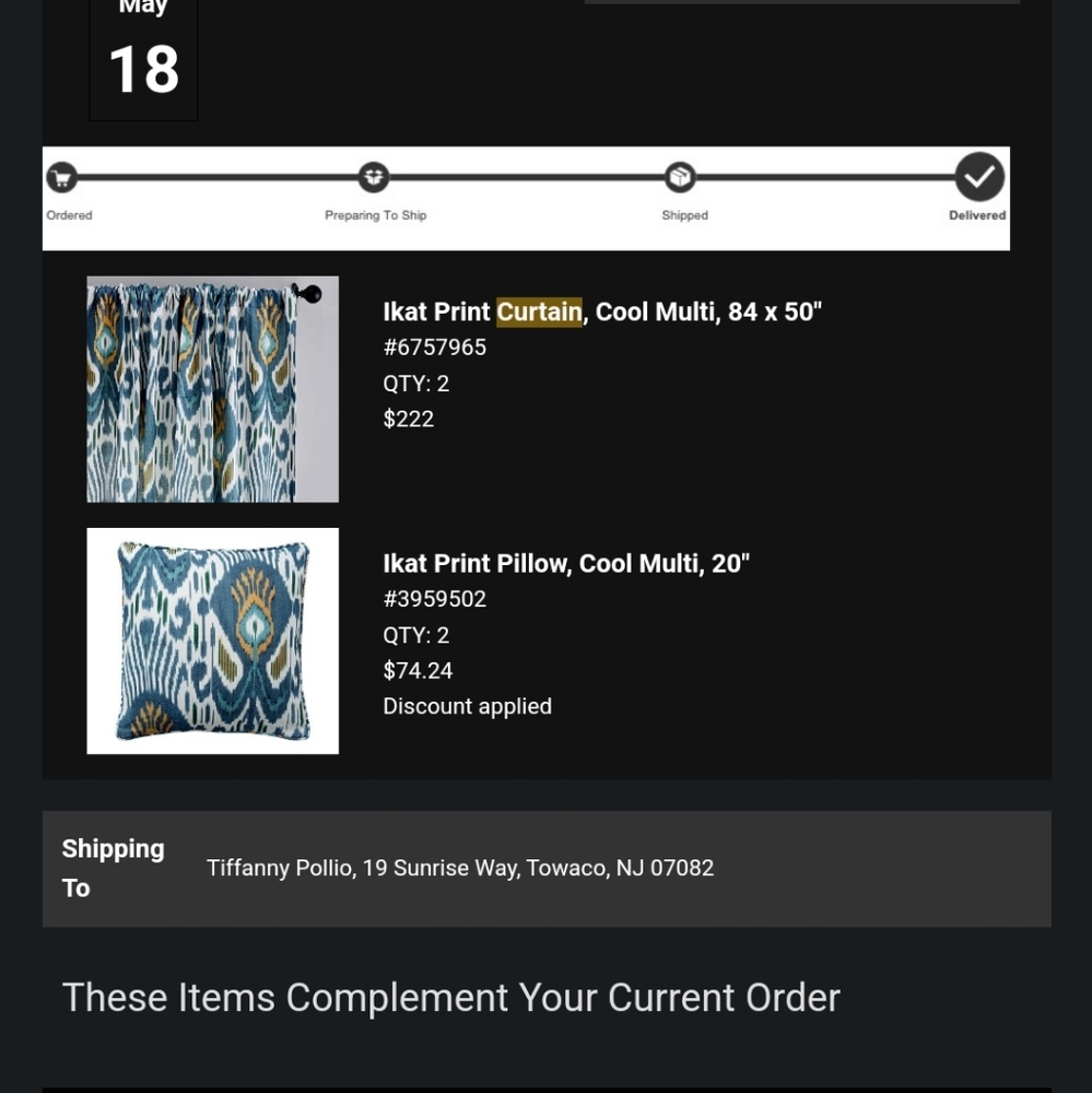 Ikat Print Pottery Barn Curtains